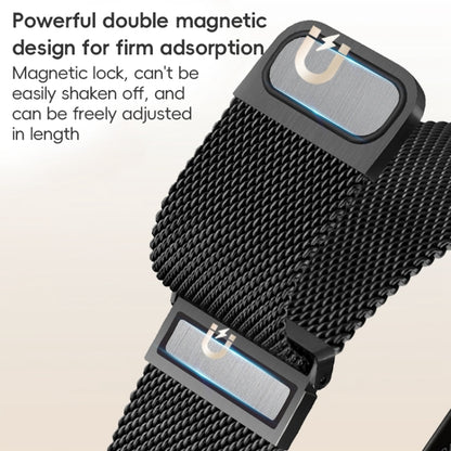 For Apple Watch Series 3 42mm ZGA Milanese Magnetic Metal Watch Band(Silver) - Watch Bands by ZGA | Online Shopping South Africa | PMC Jewellery | Buy Now Pay Later Mobicred