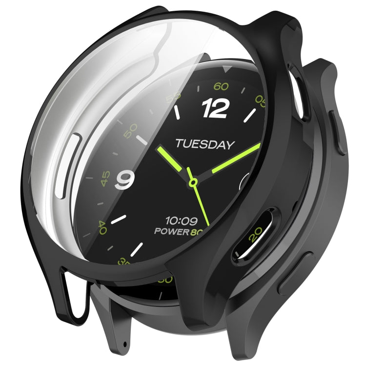 For Xiaomi Watch 2 Full Coverage TPU Electroplated Watch Protective Case(Black) - Watch Cases by PMC TechLife | Online Shopping South Africa | PMC TechLife