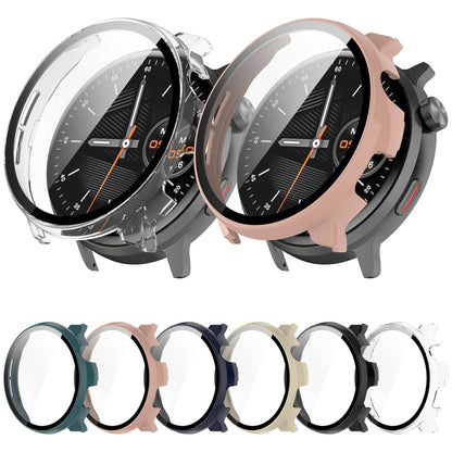 For Xiaomi Mibro Watch Lite 2 PC + Tempered Film Integrated Watch Protective Case(Transparent) - Watch Cases by PMC Jewellery | Online Shopping South Africa | PMC Jewellery