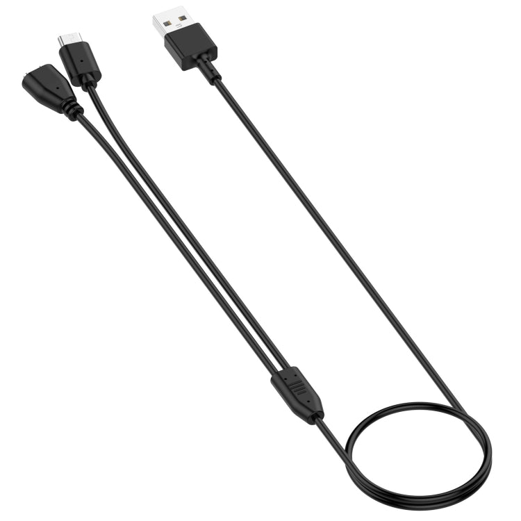 For Delupe / Yawpet Dog Pet Training Device Magnetic Charging Cable, Length: 1m(Black) - Training Aids by PMC TechLife | Online Shopping South Africa | PMC TechLife | Buy Now Pay Later Mobicred