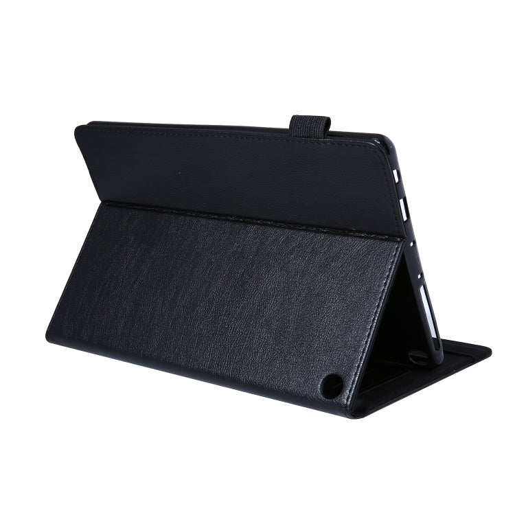For Amazon Kindle Fire HD10 2021/2023 Extraordinary Series Smart Leather Tablet Case(Black) - Amazon by PMC TechLife | Online Shopping South Africa | PMC TechLife | Buy Now Pay Later Mobicred