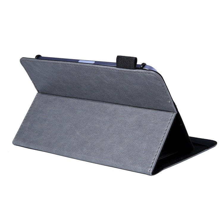 8 inch Extraordinary Series Leather Tablet Case(Grey) - 8 inch by PMC TechLife | Online Shopping South Africa | PMC TechLife | Buy Now Pay Later Mobicred