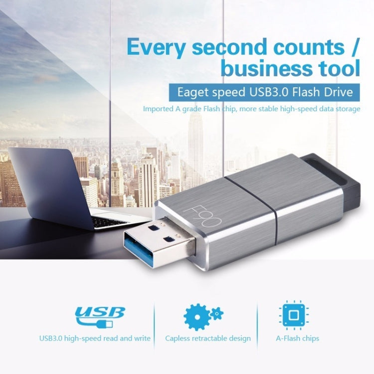 EAGET F90 16G USB 3.0 Interface Metal Flash U Disk - USB Flash Drives by EAGET | Online Shopping South Africa | PMC Jewellery | Buy Now Pay Later Mobicred