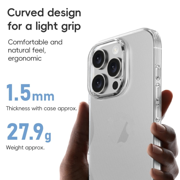 For iPhone 16 ZGA Clear TPU Shockproof Phone Case(Transparent) - iPhone 16 Cases by ZGA | Online Shopping South Africa | PMC Jewellery | Buy Now Pay Later Mobicred