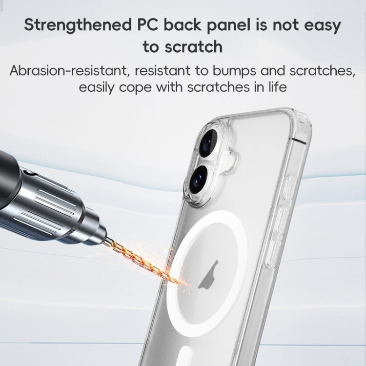 For iPhone 16 ZGA Magsafe Clear PC Hybrid TPU Phone Case(Transparent) - iPhone 16 Cases by ZGA | Online Shopping South Africa | PMC Jewellery | Buy Now Pay Later Mobicred