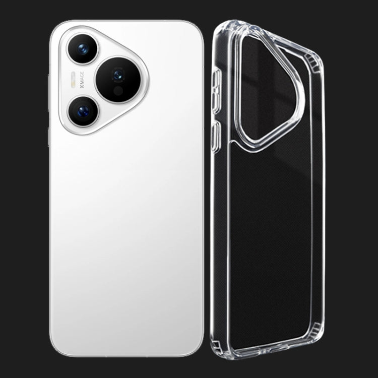 For Huawei Pura 70 Crystal TPU + PC Airbag Shockproof Phone Case(Transparent) - Huawei Cases by PMC Jewellery | Online Shopping South Africa | PMC Jewellery | Buy Now Pay Later Mobicred