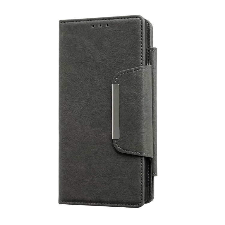 For Google Pixel 8 Multifunctional 7-Card Wallet Leather Phone Case(Grey) - free shipping - PMC TechLife - Order now!
