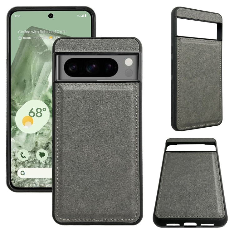 For Google Pixel 7a Multifunctional 7-Card Wallet Leather Phone Case(Grey) - Google Cases by PMC TechLife | Online Shopping South Africa | PMC TechLife | Buy Now Pay Later Mobicred