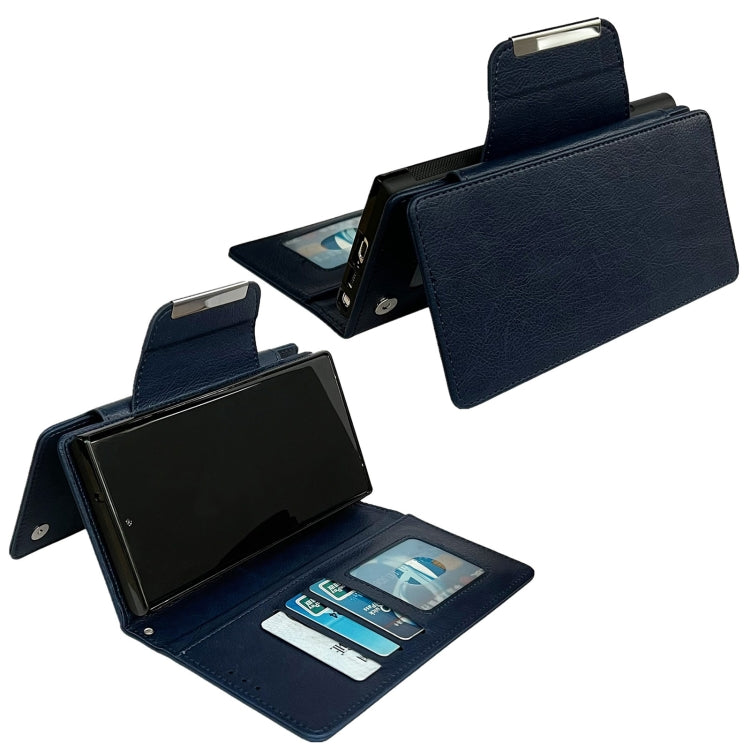 For Google Pixel 7 Pro Multifunctional 7-Card Wallet Leather Phone Case(Royal Blue) - Google Cases by PMC TechLife | Online Shopping South Africa | PMC TechLife | Buy Now Pay Later Mobicred
