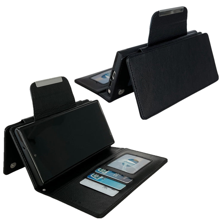 For Google Pixel 6a Multifunctional 7-Card Wallet Leather Phone Case(Black) - Google Cases by PMC TechLife | Online Shopping South Africa | PMC TechLife | Buy Now Pay Later Mobicred