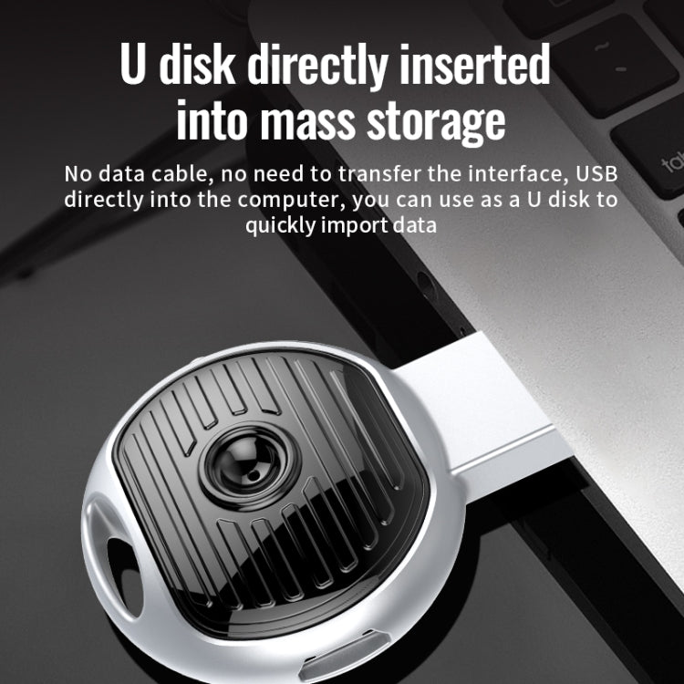 JNN S13 Zinc Alloy U-disk Voice Recorder, Memory:8GB(Silver) - U-Disk Recorder by JNN | Online Shopping South Africa | PMC TechLife | Buy Now Pay Later Mobicred