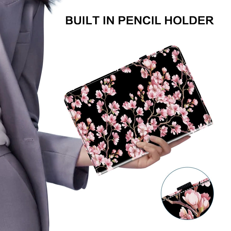 For iPad Pro 11 2024 Crystal Texture Painted Leather Smart Tablet Case(Plum Bossom) - free shipping - PMC TechLife - Order now!