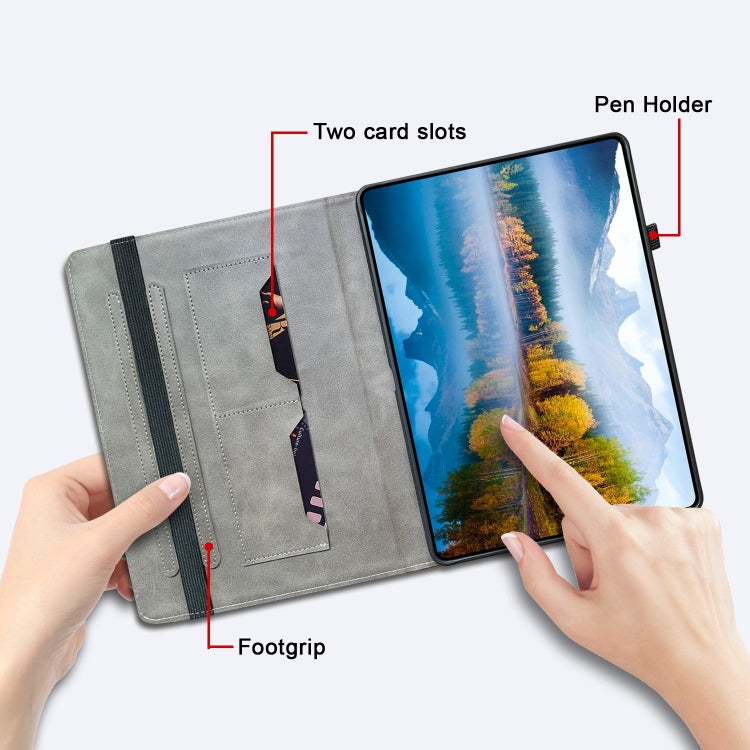 For iPad Air 13 2024 Crystal Texture Painted Leather Smart Tablet Case(Black Rose) - iPad Air 13 2024 Cases by PMC TechLife | Online Shopping South Africa | PMC TechLife | Buy Now Pay Later Mobicred