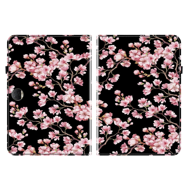 For Honor Pad 9 12.1 Crystal Texture Painted Leather Tablet Case(Plum Bossom) - free shipping - PMC TechLife - Order now!