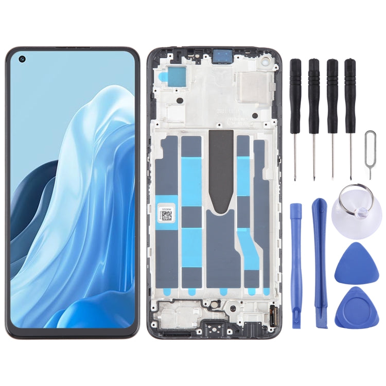 For OPPO Find X5 Lite Original AMOLED LCD Screen Digitizer Full Assembly with Frame - LCD Screen by PMC Jewellery | Online Shopping South Africa | PMC Jewellery