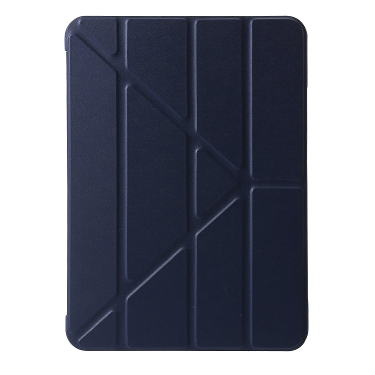 For iPad Air 13 2024 TPU Deformation Flip Leather Tablet Case with Holder(Dark Blue) - iPad Air 13 2024 Cases by PMC Jewellery | Online Shopping South Africa | PMC Jewellery | Buy Now Pay Later Mobicred