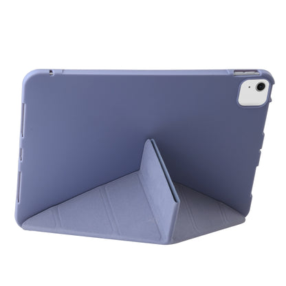 For iPad Air 13 2024 TPU Deformation Flip Leather Tablet Case with Holder(Purple) - iPad Air 13 2024 Cases by PMC Jewellery | Online Shopping South Africa | PMC Jewellery | Buy Now Pay Later Mobicred