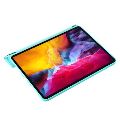 For iPad Pro 11 2024 TPU Deformation Flip Leather Tablet Case with Holder(Mint Blue) - iPad Pro 11 2024 Cases by PMC Jewellery | Online Shopping South Africa | PMC Jewellery | Buy Now Pay Later Mobicred