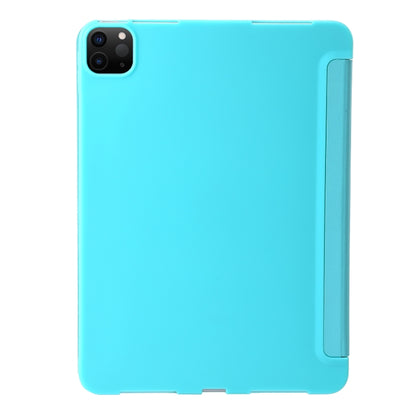 For iPad Pro 13 2024 TPU Deformation Flip Leather Tablet Case with Holder(Mint Blue) - iPad Pro 13 2024 Cases by PMC Jewellery | Online Shopping South Africa | PMC Jewellery | Buy Now Pay Later Mobicred