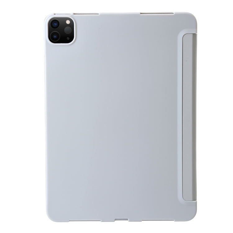 For iPad Pro 13 2024 TPU Deformation Flip Leather Tablet Case with Holder(Grey) - iPad Pro 13 2024 Cases by PMC TechLife | Online Shopping South Africa | PMC TechLife | Buy Now Pay Later Mobicred