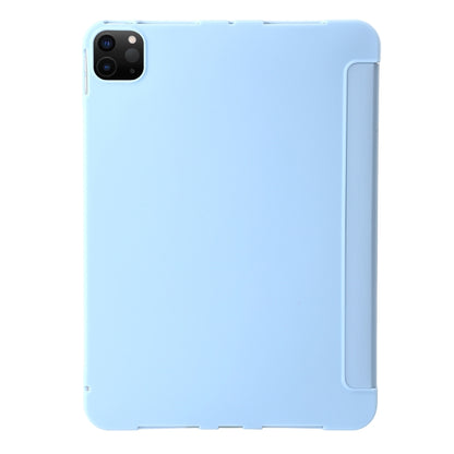 For iPad Pro 13 2024 TPU Deformation Flip Leather Tablet Case with Holder(Sky Blue) - iPad Pro 13 2024 Cases by PMC Jewellery | Online Shopping South Africa | PMC Jewellery | Buy Now Pay Later Mobicred