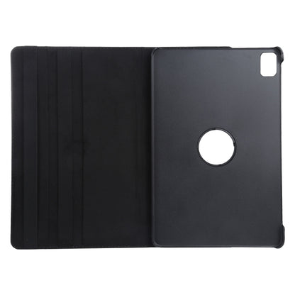 For iPad Air 13 2024 360 Degree Rotation Litchi Texture Leather Tablet Case with Holder(Black) - iPad Air 13 2024 Cases by PMC Jewellery | Online Shopping South Africa | PMC Jewellery | Buy Now Pay Later Mobicred