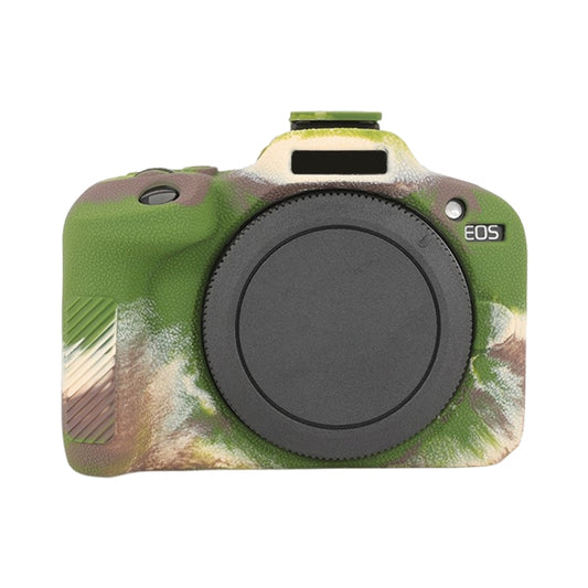 For Canon EOS R100 Litchi Texture Soft Silicone Protective Case(Camouflage) - Protective Case by PMC Jewellery | Online Shopping South Africa | PMC Jewellery | Buy Now Pay Later Mobicred