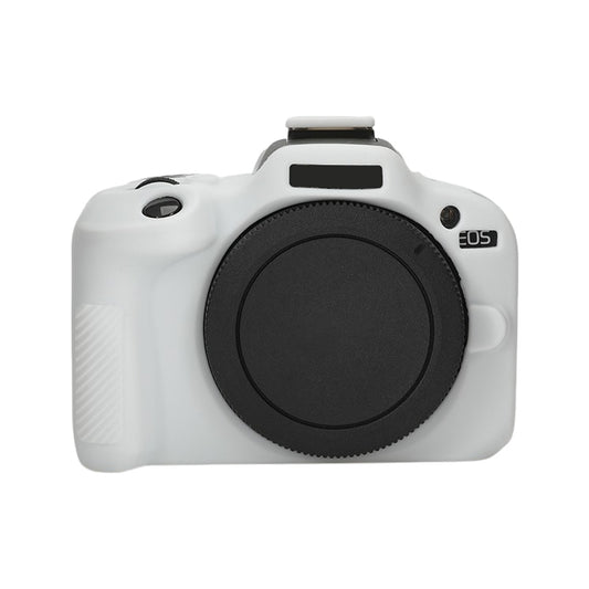 For Canon EOS R100 Glossy Soft Silicone Protective Case(White) - Protective Case by PMC Jewellery | Online Shopping South Africa | PMC Jewellery | Buy Now Pay Later Mobicred