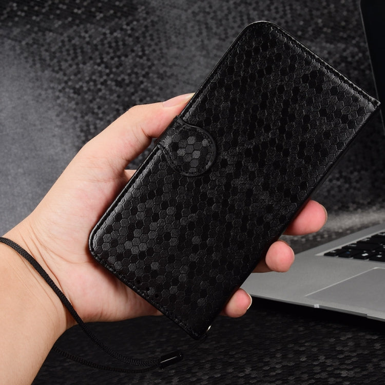 For Huawei Pura 70 Honeycomb Dot Texture Leather Phone Case(Black) - Huawei Cases by PMC Jewellery | Online Shopping South Africa | PMC Jewellery | Buy Now Pay Later Mobicred