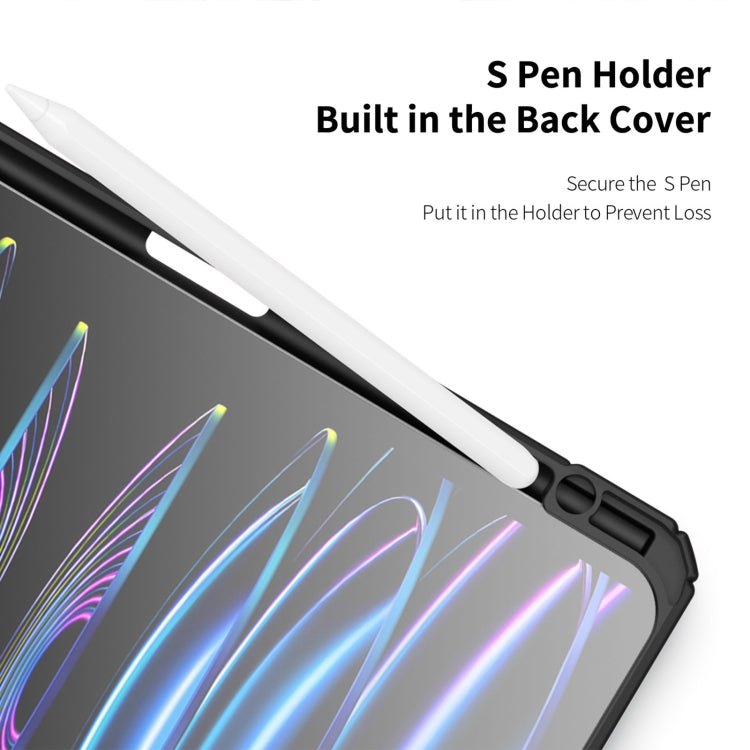 For iPad Pro 11 2024 DUX DUCIS TOBY Series Antiskid Leather Tablet Case with Sleep / Wake-up Function(Black) - free shipping - PMC TechLife - Order now!