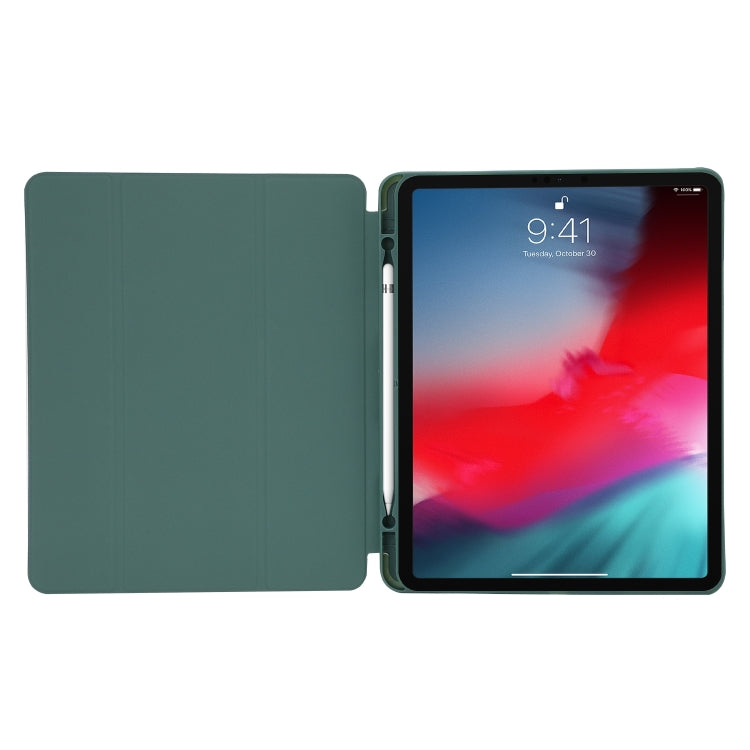 For iPad Pro 13 2024 Skin Feel Tri-fold Leather Tablet Case with Pen Slot(Lavender) - iPad Pro 13 2024 Cases by PMC Jewellery | Online Shopping South Africa | PMC Jewellery | Buy Now Pay Later Mobicred