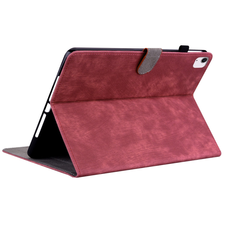 For iPad Air 13 2024 Embossed Tiger Pattern Leather Tablet Case(Red) - iPad Air 13 2024 Cases by PMC Jewellery | Online Shopping South Africa | PMC Jewellery | Buy Now Pay Later Mobicred