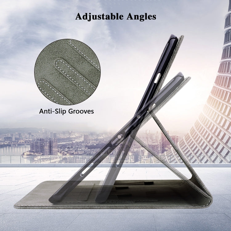 For iPad Pro 11 2024 Embossed Tiger Pattern Leather Tablet Case(Grey) - iPad Pro 11 2024 Cases by PMC TechLife | Online Shopping South Africa | PMC TechLife | Buy Now Pay Later Mobicred