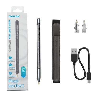 For iPad MOMAX TP9 MAG LINK Pro Magnetic Dual Mode Anti Miscontact Capacitive Pen(Gold) - Stylus Pen by MOMAX | Online Shopping South Africa | PMC Jewellery | Buy Now Pay Later Mobicred