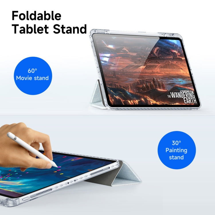 For iPad Pro 11 2020/2021/2022 DUX DUCIS Unid Series PU+TPU Smart Tablet Case(Blue) - iPad Pro 11 (2022/2021) Cases by DUX DUCIS | Online Shopping South Africa | PMC Jewellery | Buy Now Pay Later Mobicred