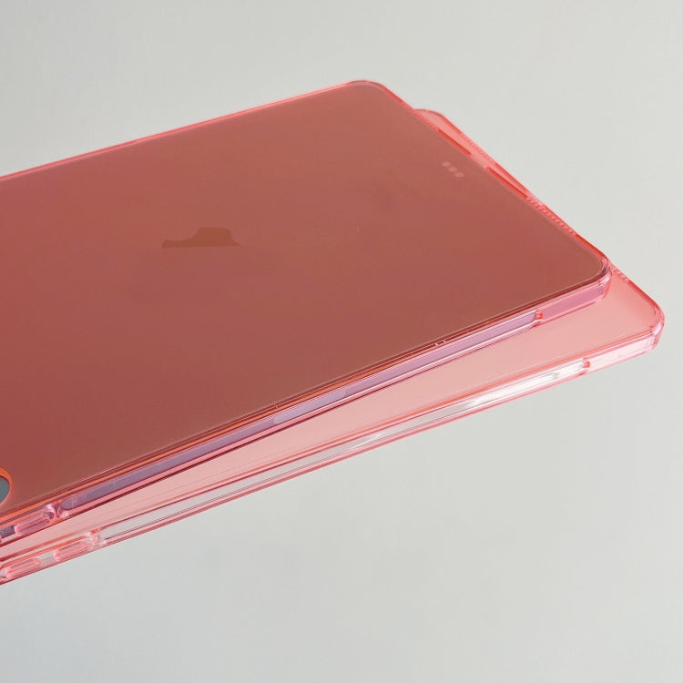 For iPad Pro 11 2024 Skin-feeling Crystal Clear Acrylic Tablet Case(Pink) - iPad Pro 11 2024 Cases by PMC Jewellery | Online Shopping South Africa | PMC Jewellery | Buy Now Pay Later Mobicred