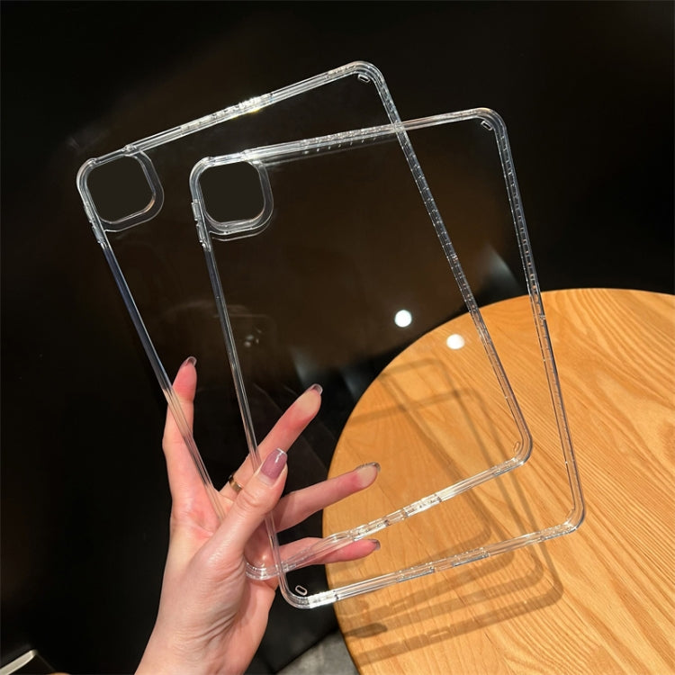 For iPad Pro 11 2024 Suck Pen Clear Acrylic Tablet Case(Transparent) - iPad Pro 11 2024 Cases by PMC TechLife | Online Shopping South Africa | PMC TechLife | Buy Now Pay Later Mobicred