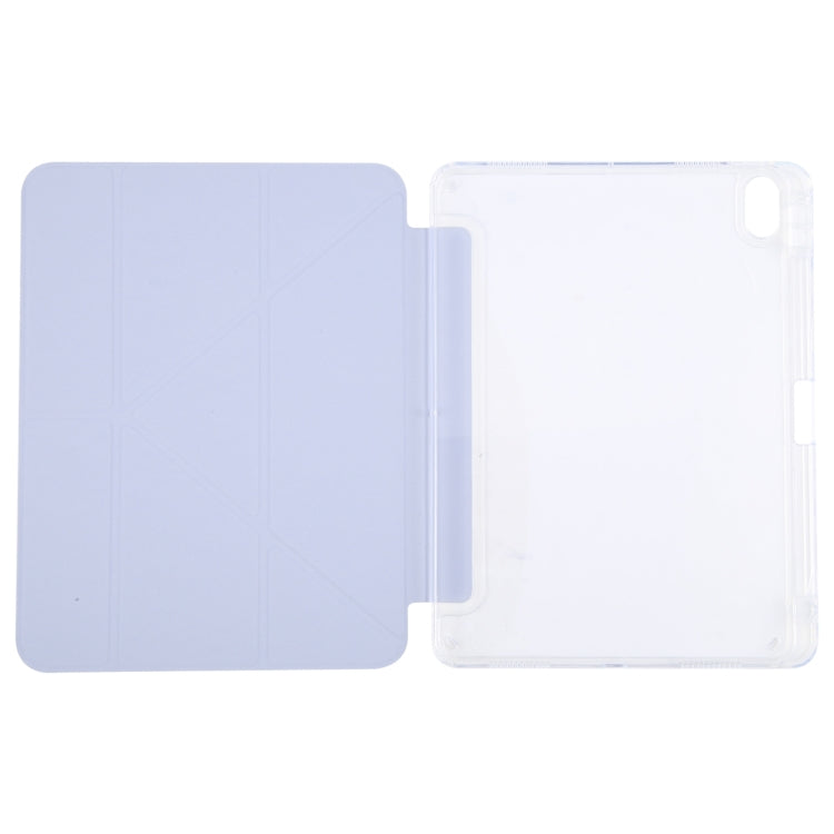 For iPad 10.2 2021 / 2020 / 2019 GEBEI Deformation Leather Tablet Case(Purple) - free shipping - PMc TechLife - Order now!