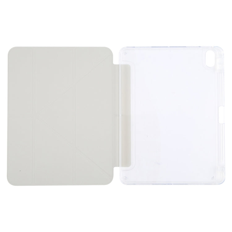 For iPad Pro 11 2024 GEBEI Deformation Leather Tablet Case(Grey) - iPad Pro 11 2024 Cases by GEBEI | Online Shopping South Africa | PMC TechLife | Buy Now Pay Later Mobicred