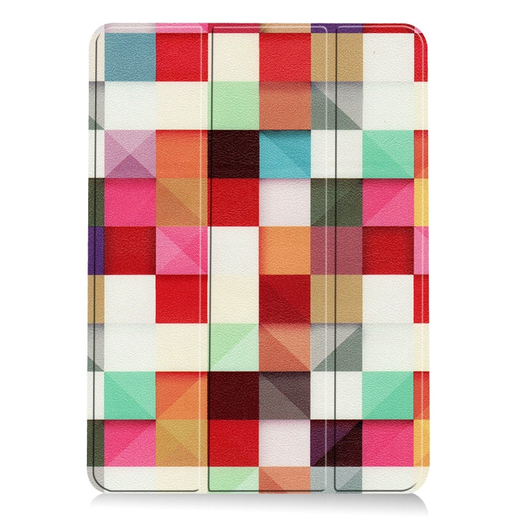 For iPad Air 11 2025 / 2024 Custer Painted 3-Fold Holder Smart Leather Tablet Case(Magic Cube) - iPad Air 11 2025 / 2024 Cases by PMC Jewellery | Online Shopping South Africa | PMC Jewellery | Buy Now Pay Later Mobicred