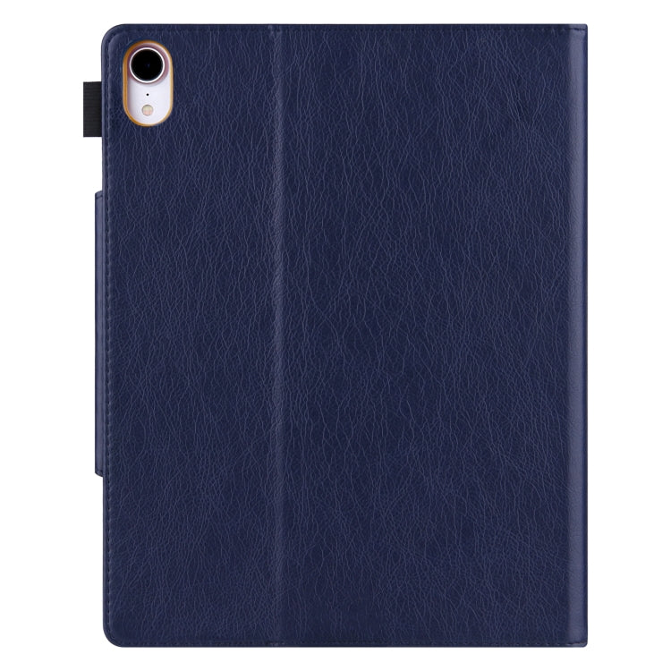 For iPad Pro 13 2024 Solid Color Metal Buckle Leather Smart Tablet Case(Royal Blue) - iPad Pro 13 2024 Cases by PMC TechLife | Online Shopping South Africa | PMC TechLife | Buy Now Pay Later Mobicred