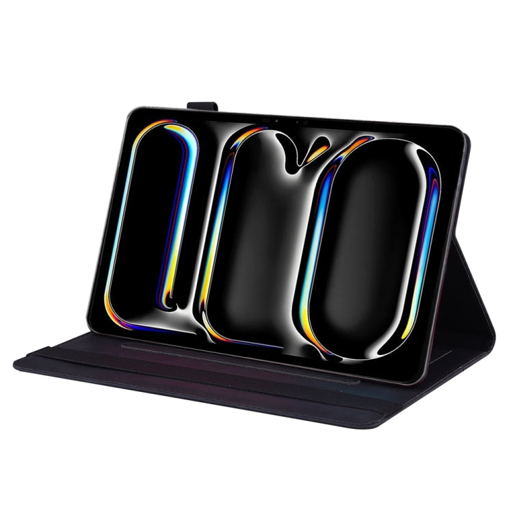 For iPad Pro 13 2024 Splicing Shockproof Leather Tablet Case(Black) - free shipping - PMC TechLife - Order now!