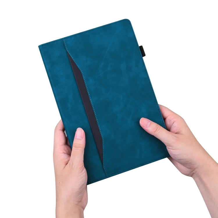 For iPad Pro 11 2024 Splicing Shockproof Leather Tablet Case(Blue) - iPad Pro 11 2024 Cases by PMC Jewellery | Online Shopping South Africa | PMC Jewellery | Buy Now Pay Later Mobicred