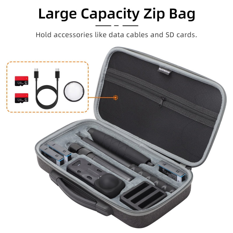 For Insta360 X4 / X5 Sunnylife Carrying Case Handbag, Model:X4-B816 Combo Bag - Case & Bags by Sunnylife | Online Shopping South Africa | PMC TechLife | Buy Now Pay Later Mobicred