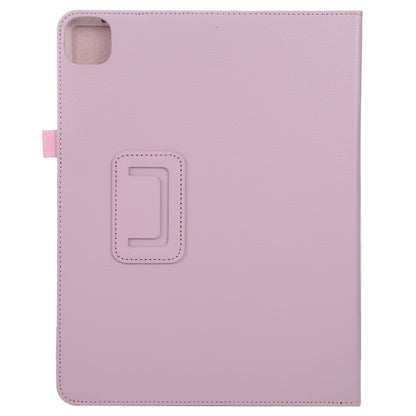 For iPad Pro 11 2024 Litchi Texture Solid Color Leather Tablet Case(Pink) - iPad Pro 11 2024 Cases by PMC Jewellery | Online Shopping South Africa | PMC Jewellery | Buy Now Pay Later Mobicred