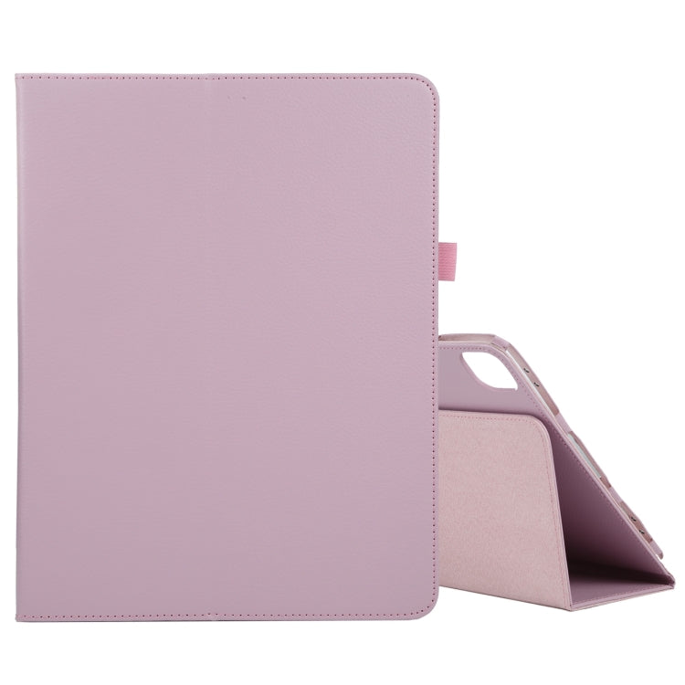 For iPad Pro 13 2024 Litchi Texture Solid Color Leather Tablet Case(Pink) - iPad Pro 13 2024 Cases by PMC Jewellery | Online Shopping South Africa | PMC Jewellery | Buy Now Pay Later Mobicred