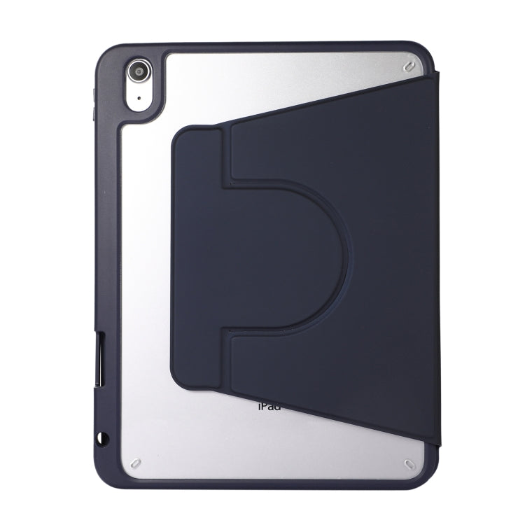 For iPad Pro 11 2024 2 in 1 Acrylic Split Rotating Leather Tablet Case(Dark Blue) - iPad Pro 11 2024 Cases by PMC Jewellery | Online Shopping South Africa | PMC Jewellery | Buy Now Pay Later Mobicred