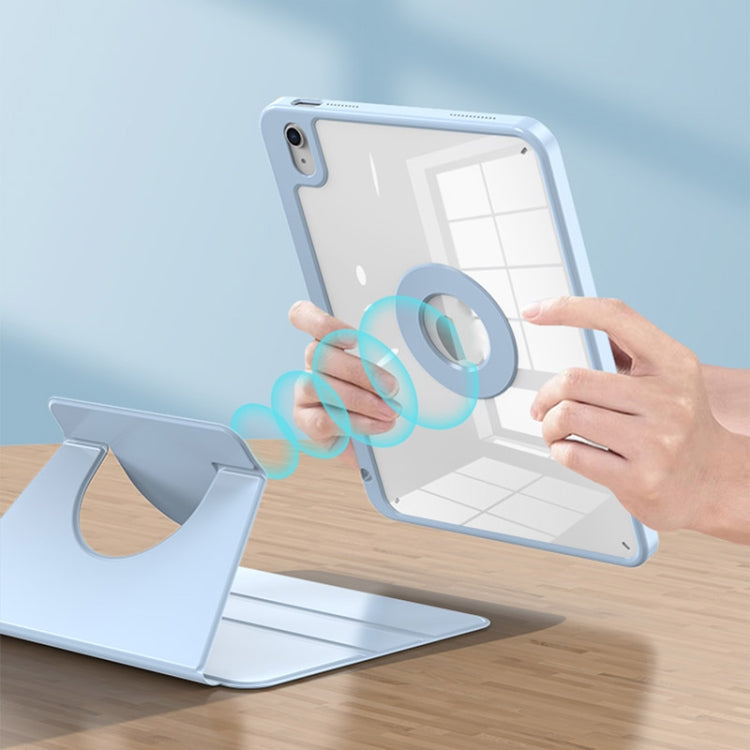 For iPad Pro 13 2024 2 in 1 Acrylic Split Rotating Leather Tablet Case(Matcha Green) - iPad Pro 13 2024 Cases by PMC TechLife | Online Shopping South Africa | PMC TechLife | Buy Now Pay Later Mobicred