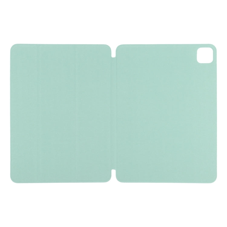 For iPad Pro 13 2024 Double-sided Clip Non-buckle Magnetic PU Smart Tablet Case(Light Green) - iPad Air 13 2025 / 2024 Cases by PMC Jewellery | Online Shopping South Africa | PMC Jewellery | Buy Now Pay Later Mobicred