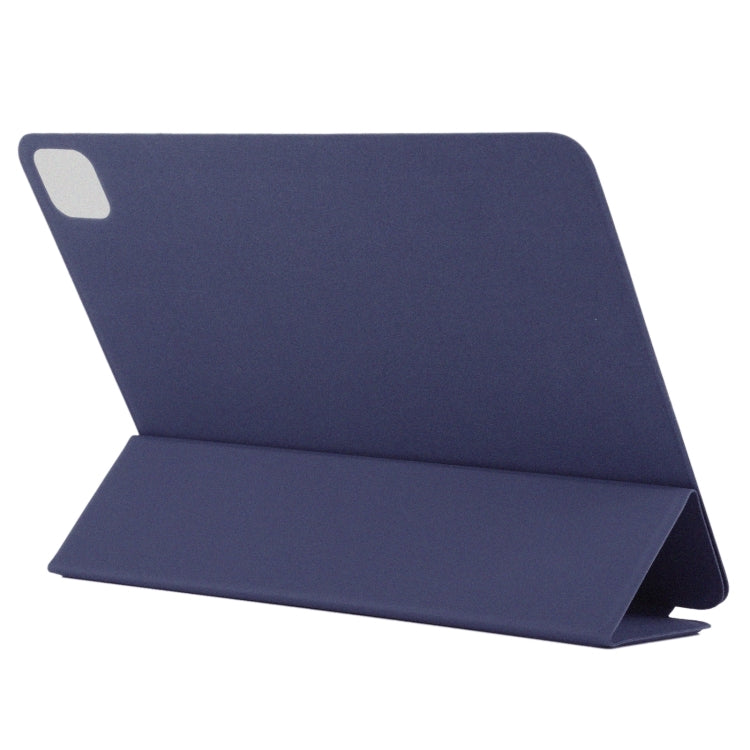 For iPad Pro 11 2024 Double-sided Clip Non-buckle Magnetic PU Smart Tablet Case(Dark Blue) - iPad Pro 11 2024 Cases by PMC Jewellery | Online Shopping South Africa | PMC Jewellery | Buy Now Pay Later Mobicred